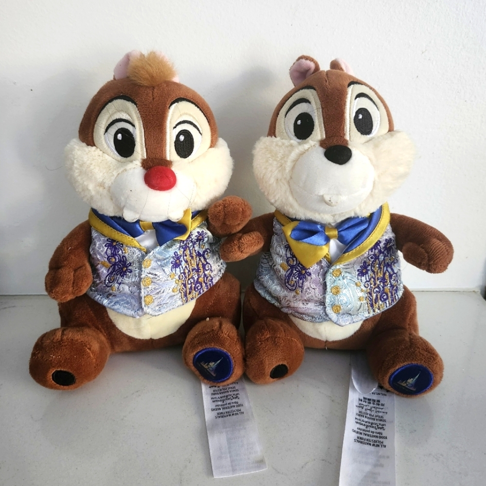 Disney 50th Anniversary Chip & Dale Chipmunks Plush